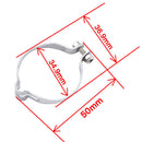 Bicycle Fixed Gear Brake Shifter Tube Cable Clamp Derailleur Line Organizer