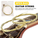 6pcs Anti Corrosion Steel Core Guitar String Universal Sound Rustproof Durable