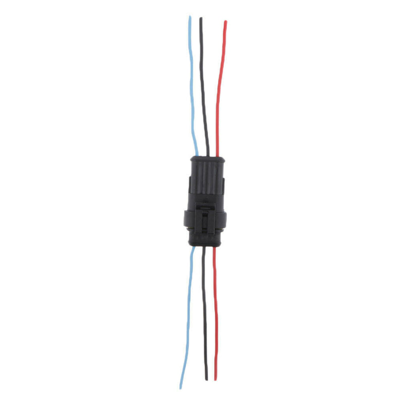 Car Male&Female HID Wire Plug Anti-water 14AWG Cable Wire Harness 3pin