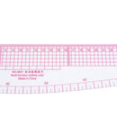 Styling design plastic ruler 3 in 1 french hip straight curve comma ruler too&M