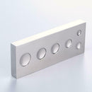 6 Holes Snap Rivet Fastener Buttons Holder Mounting Base Installation Tools