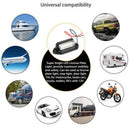 2pcs Waterproof 6 LED 12V License Plate Light Car Boat Truck Trailer Ste MKV