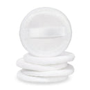 15Pcs Cotton Makeup Powder Puff with Strap Blush Loose Powder Blending Puff