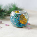 Mosaic Glass Candle Holder Bowl Tealight Votive Holder Wedding Home Decor