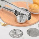 3 in 1 Stainless Steel Potato Masher Ricer Fruit Vegetable Kitchen Press FPP