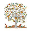 Tree DIY Stamped Cross Stitch Kit Printed Pattern Without Frame 11CT 38x41cm