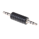 5X 3.5mm stereo male to male jack audio plug connector coupler adapter joiner JR