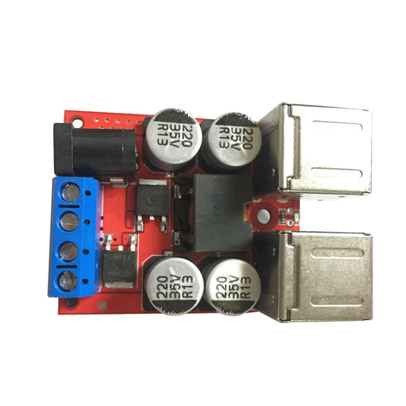 DC 12V-24V To 5V 8A Converter 4-USB Port Step-down Power Supply Buck Module
