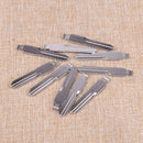 10Pcs Metal Blank Uncut Flip KD Remote Key Blade Type 26
