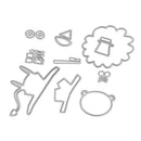 One Set DIY Zoo Metal Cutting Dies Scrapbook Emboss Stencils(MS255)