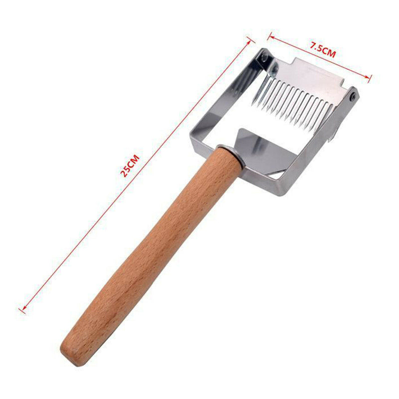 Multifunction Bee Hive Uncapping Honey Fork Scraper Shovel Beekeeping Tool !