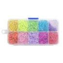 500Lot Mixed Bulb Pins Gourd Safety Pins Metal Calabash Pins with Storage Box