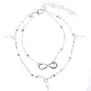 Infinity anklet anklet love Ã¢ÂÂ¤Ã¯Â¸Â jewelry bracelet foot jewelry BX FT