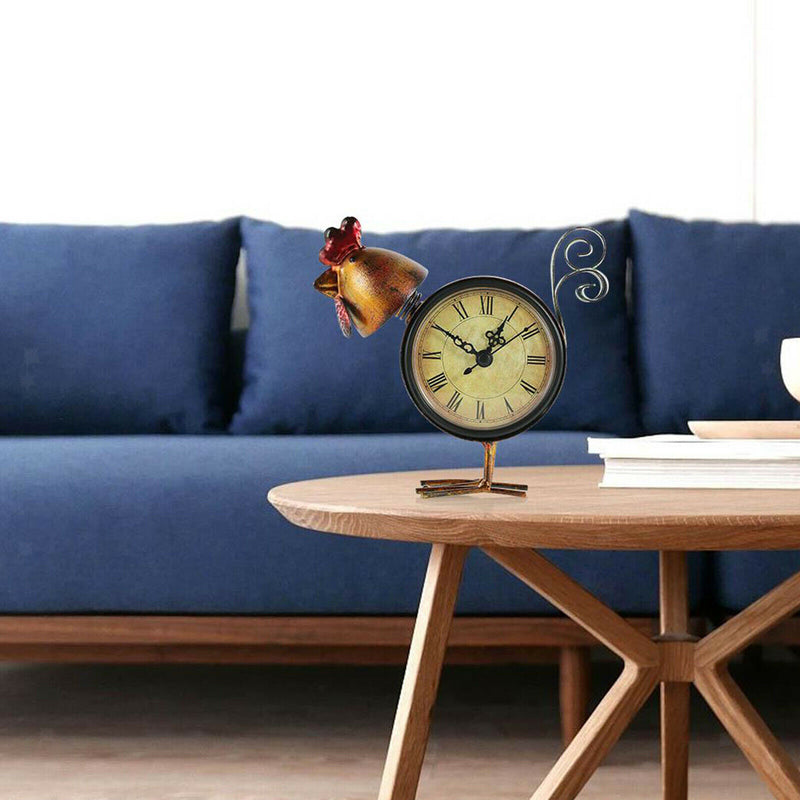 Desk Clock Battery Operated Handmade Chick Shaped Decorative Home Clock Gift