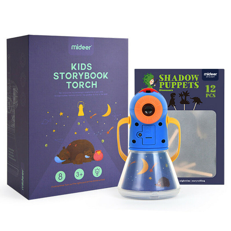 Portable Tales Story Book Projector Light Torch Toys Set Baby Mini Theater