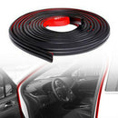 5M Self Adhesive Car Door Seal Strip Rubber Weatherstrip Shape Hood Trunk