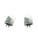 2 Pieces 12V/160W 3Pin Turn Signal Blink LED Light Bulbs Indicator Flasher Relay