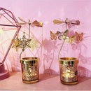 Metal Spinners Rotating Tea Light Candle Holders Candle Stand DIY -Angel