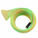 Fishing Rod Cover Rod Braided Strap Reel Cover Glove Protector (Yellow gree W5Y3