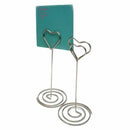 10pcs 8.6 Inch Tall Place Card Holders Heart Shape Table Number Holder Stan I4I7