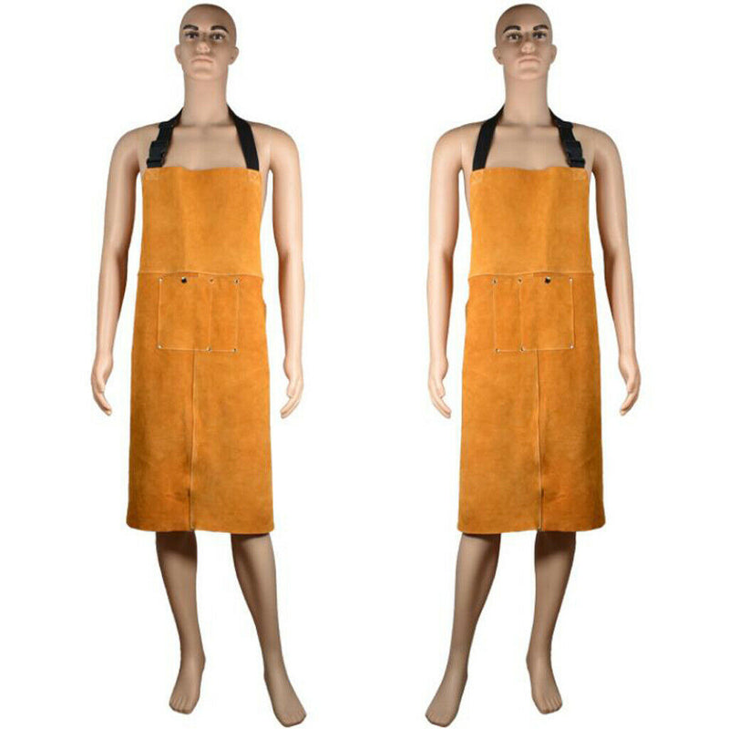 Full Length Welders Welding Apron Heavy Duty Thick Cloth Blacksmith Apron