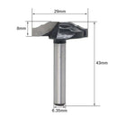#9 Cabinet Door Chamfer Carving Mill CNC Engraving Router Bit 6.35mm Shank