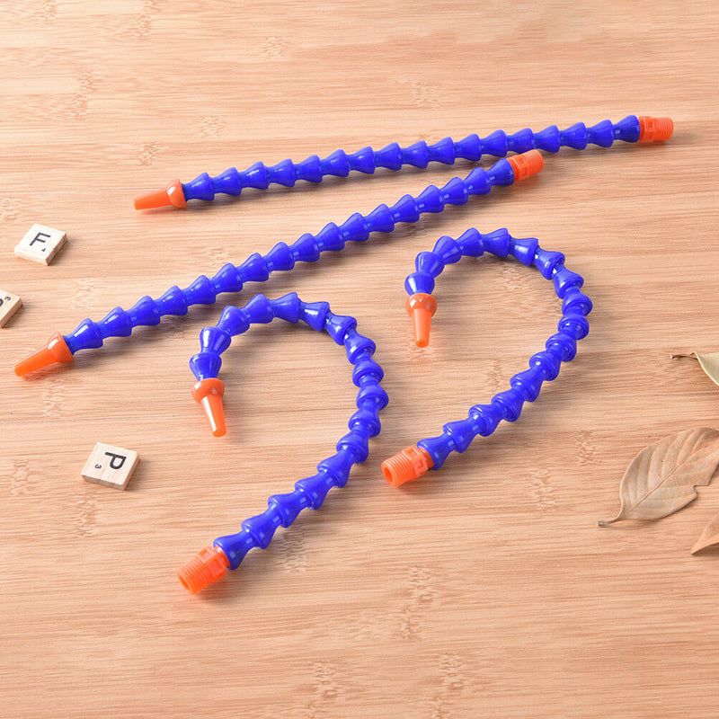 6 x 30cm Plastic Flexible Water Oil Coolant Pipe Hose B Pb