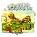 1000pcs DIY Octopus City Puzzle Educational Learning Assembling Jigsaw Toys