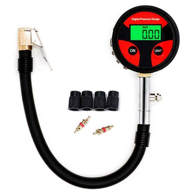 0-200PSI Digital Tyre Tire Air Pressure Gauge LCD Manometer For Car Truck