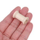 10Pcs Wooden Bobbins Spools Reels Organizer For Sewing Ribbons Twine Wood Cra BX
