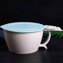 Microwave Noodle Bowls with Lid-40 OZ Large Wheat Straw Soup Mug with Phone