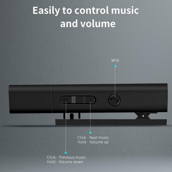 Sports Wireless Bluetooth Headphones HiFi Stereo Sound in-Ear Earbuds with Mic