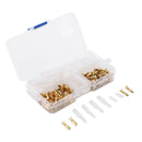 120pcs 3.5mm Connection Terminal Male & Female With Insulation Cover YQF