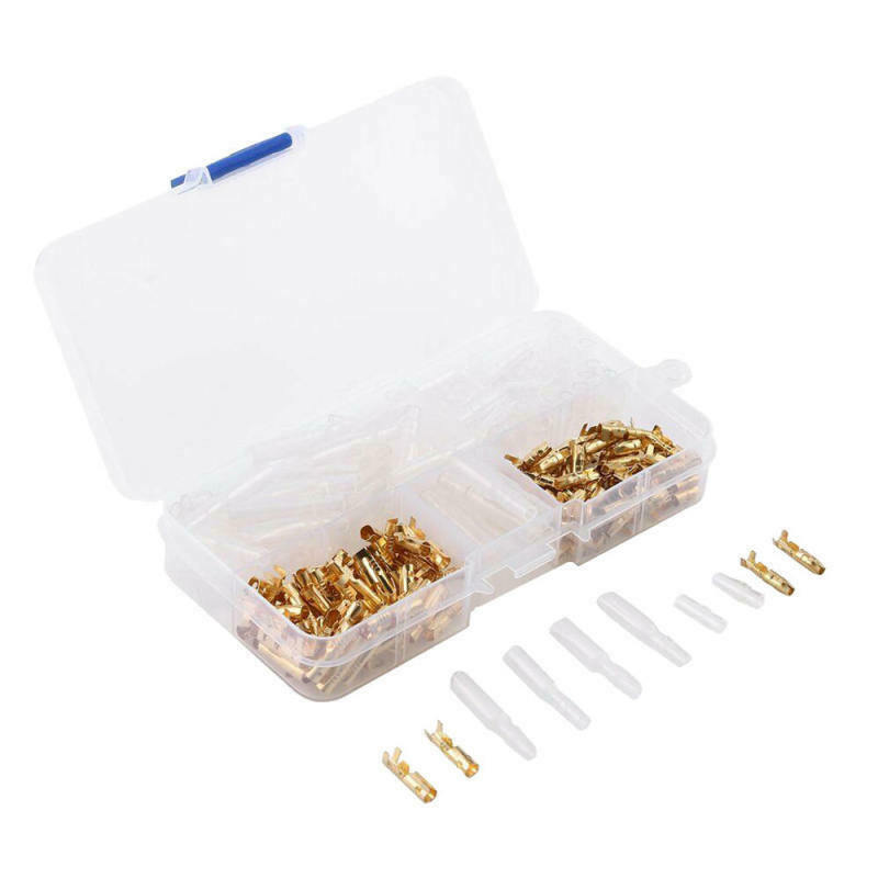 120pcs 3.5mm Connection Terminal Male & Female With Insulation Cover YQF