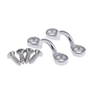 2x Kayak Deck Loops Tie Down Pad Eyes -  Accessories 4 Screws Kit