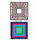 5pcs Square Border Metal Cutting Die For DIY Scrapbooking Album Paper Card M&O