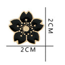 5PCS Enamel Flower Brooch Pin Shirt Collar Pin Corsage Badge Jewelry Gift ES