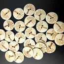 50pcs 20mm Natural Tree of Life Design Buttons Wooden Buttons for DIY Craft