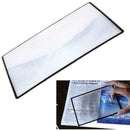 A5 Flat PVC Magnifier Sheet X3 Book Page Magnifying Reading Glass Len New V J1W1
