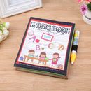 Kids Letter Printed Coloring Magic Book Painting Doodle Water Drawing Book