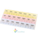Weekly 7 Days Tablet Pill Box Holder Medicine Storage Organizer Case Container A