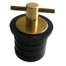 Drain Plug Brass Turn Tite Boat Bilge Drain Plugs Pair Two Plugs 1-1/4"Dia.