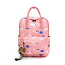 Cute Pony Print Backpack Women Casual Rucksack Girls School Bag (Pink)