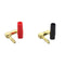 [4 Pack] Hi-end Copper Right Angle/90 Degree Screw Type Banana Plug / Speak J8K3