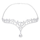 Crown Tiara Bridal Bridesmaid Crystal Rhinestone Flower/ Frontlet