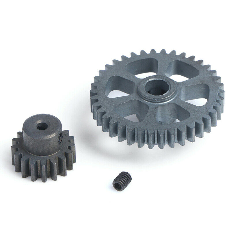 Metal Reduction Gear + Motor Gear Spare Parts for Wltoys A949 A959 A969 A979 Bj
