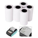 200dpi Mini Pocket Thermal Printer 57mm Wireless BT Printer 6 Roll Thermal Paper