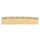 42mm Slotted Brass Metal String Nut for 6-String LP Electric Bass Guitar