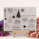 Christmas tree Santa Claus gift Silicone Stamp Scrapbooking Photo Album Decor ME