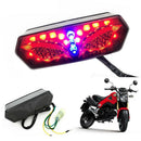 Motorcycle Modified Red Amber lamp led wing tail lamp rear taillight with s